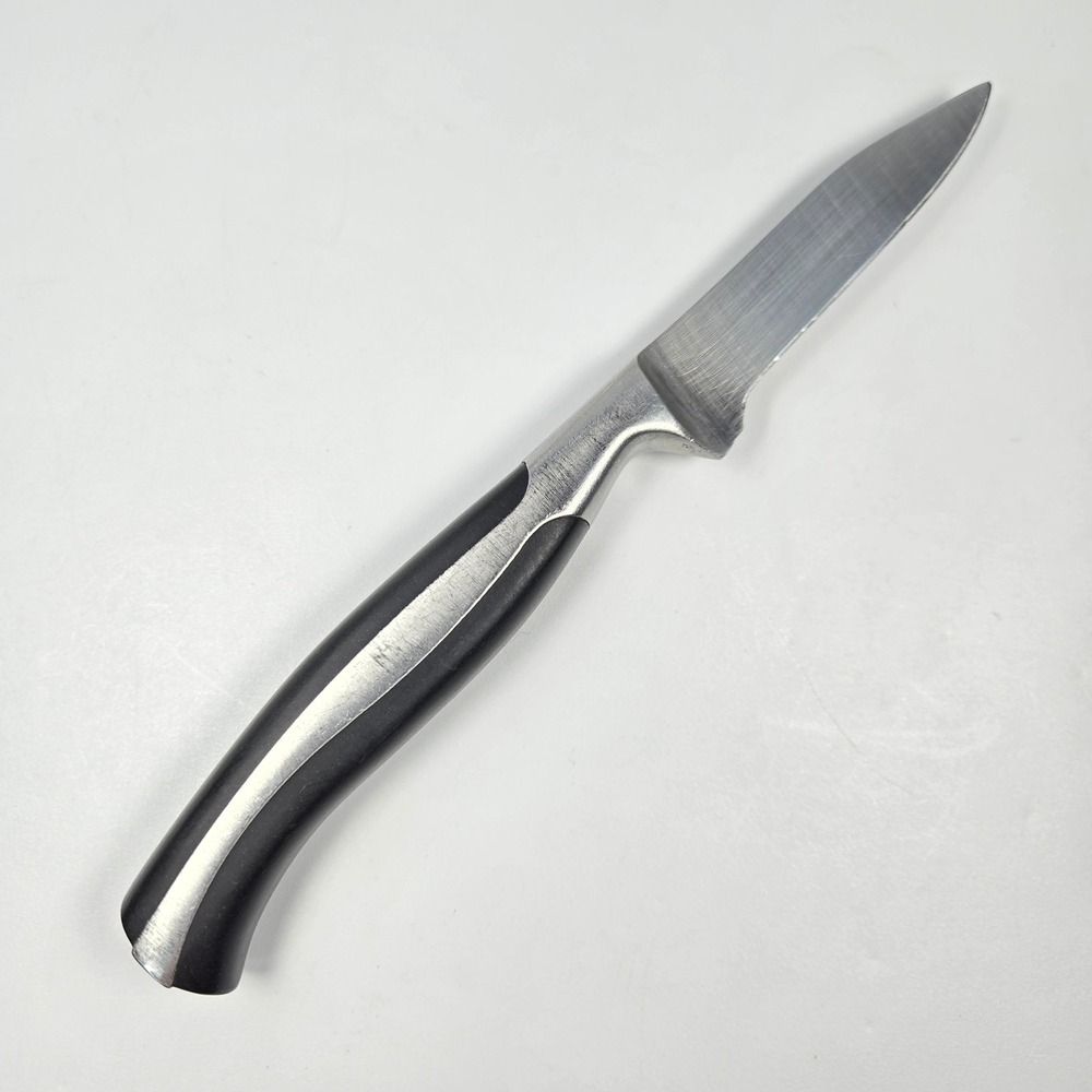 Oneida Vanguard Stainless Steel Paring Knife 3" Black‎ Silver Ergonomic Utility